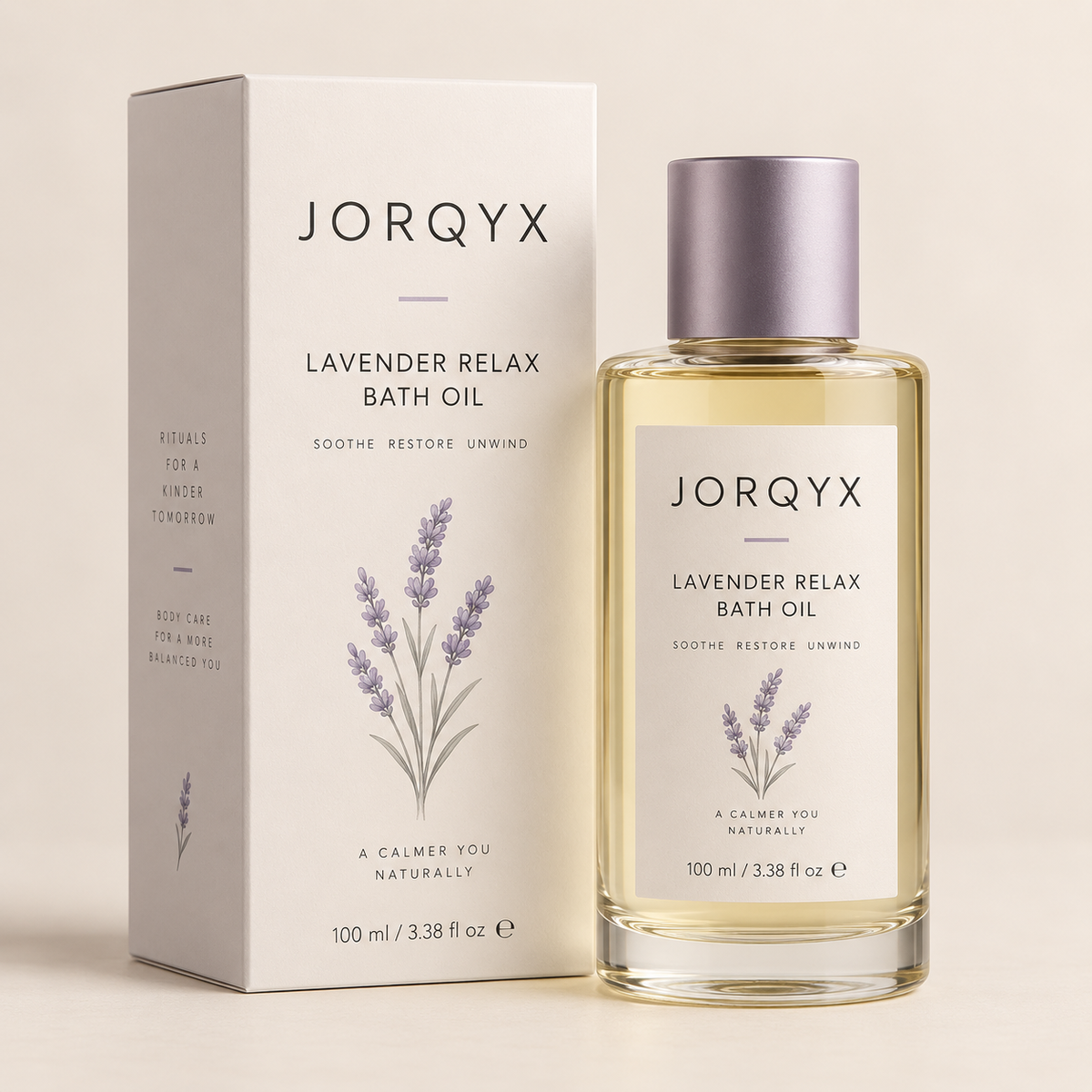 JORQYX Lavender Relax Bath Oil